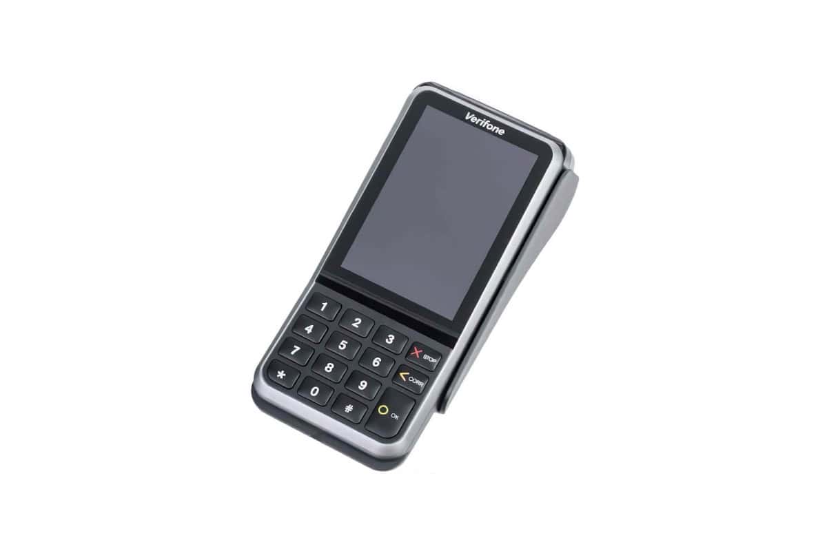 Verifone v400m mobiel pinapparaat met bonprinter